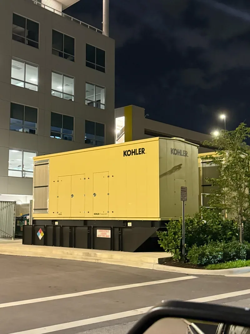 Kohler standby generator set outside a building — Scranton, PA
