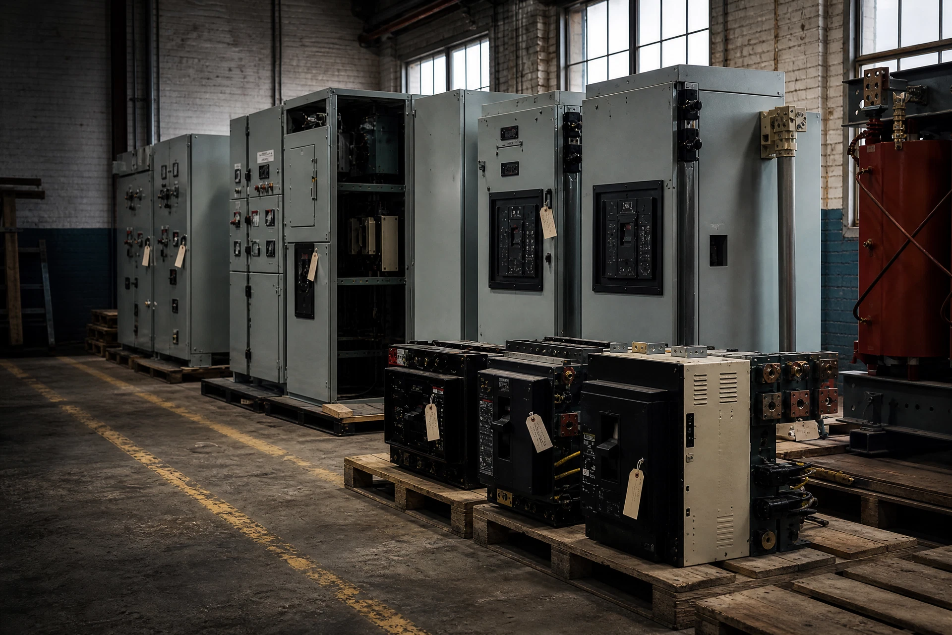 Illustrative industrial electrical equipment related to Faq